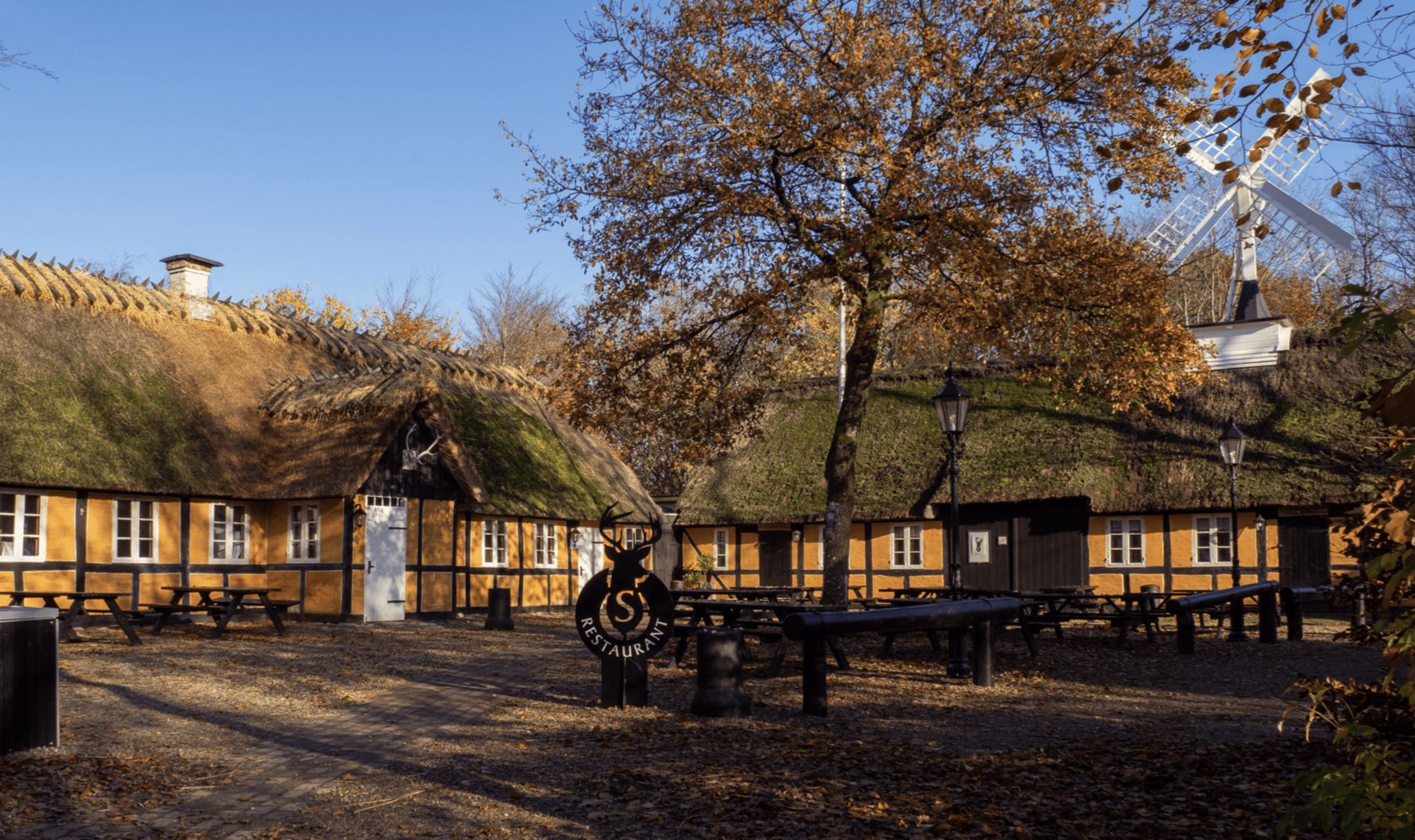 Skyttegården er museets restaurant og kommer fra fra Gjerrild på Norddjursland