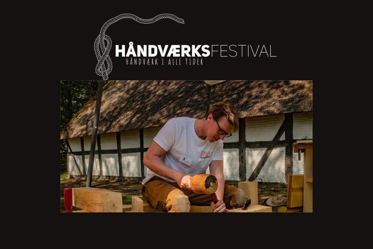 Kom til håndværksfestival på Hjerl Hede 9.-11. maj 2024, hvor du kan opleve musik og godt håndværk.