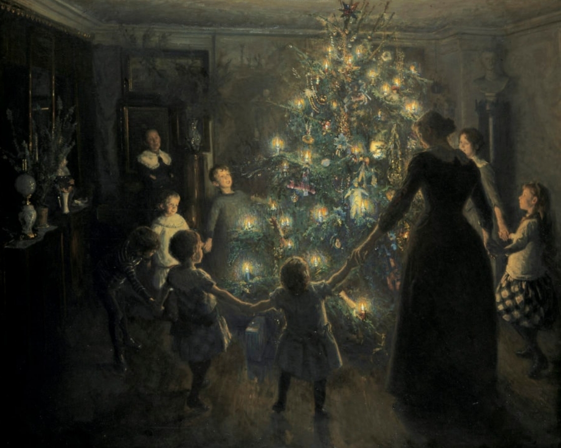 Viggo Johansens "Glade jul" fra 1891